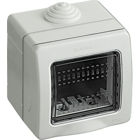 CONTENITORE DA PARETE PER APPARECCHI IP55 'MATIX' BTICINO 2 Posti