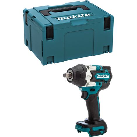 Llave de impacto Li-Ion 18 V 700 Nm - MAKITA - sin batería ni cargador - MakPac - DTW700ZJ