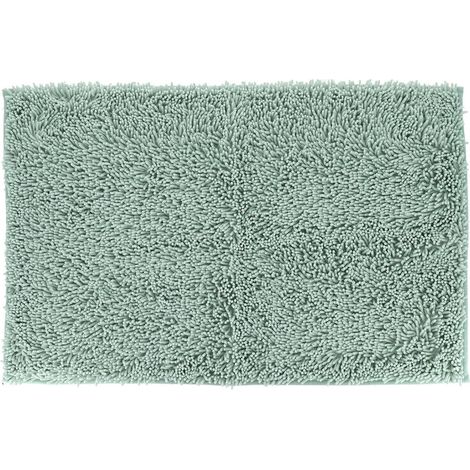 Tappeto piccolo in microfibra ciniglia 50x80 cm - verde eucalipto - Tendance