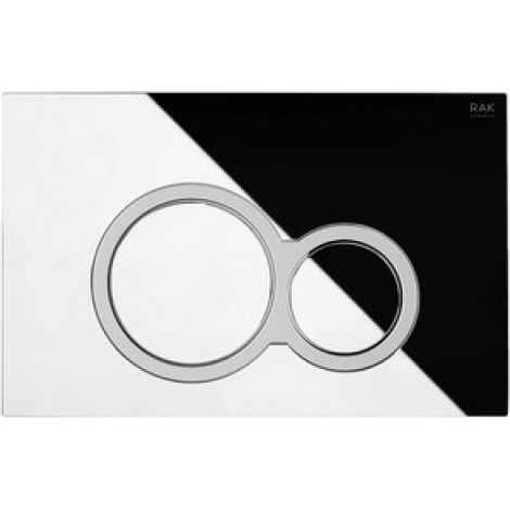 PLACCA DI COMANDO MOD. ROTONDA PER CASSETTA RAK ECOFIX Cromo - Matt Cromo