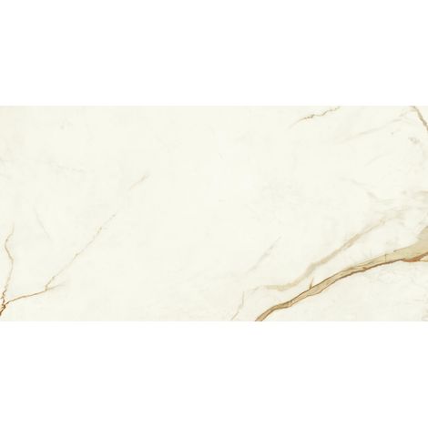 Carrelage effet Marbre Blanc Calacatta Supreme Bookmatch 150x75x0,9 cm Brillant Faventa - Sol et mur intérieur (vendu par carton de 18 m²) - RO'MA CARRELAGE