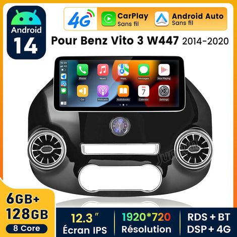 12.6 pouces Carplay Autoradio pour BENZ VITO 3 W447 Android 6+128GB JUNSUN (1/5)