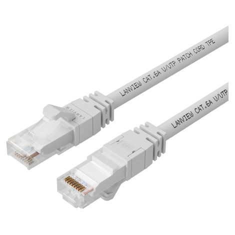 Cavo di rete Lanview LV-UTP6A015W bianco, 1,5 m S/FTP (S-STP) (1/4)