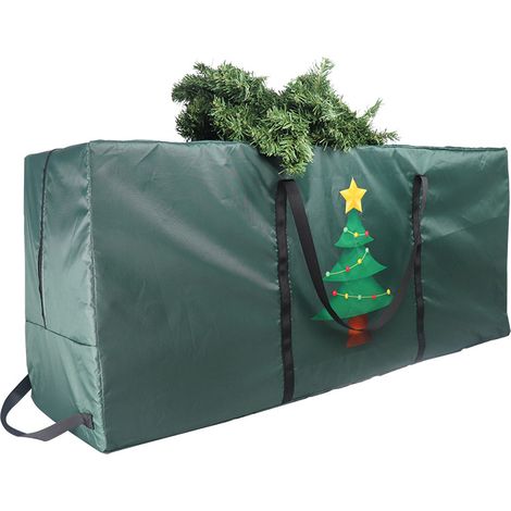 Sac de rangement pour sapin de Noël, sac de rangement étanche pour sapin de Noël artificiel, anti-poussière, Oxford 210D, 122 x 38 x 51 cm (1/5)