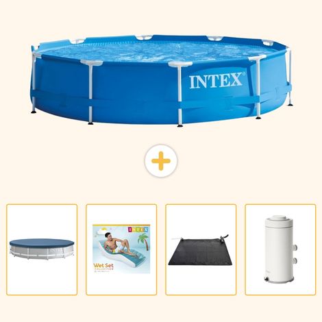 Intex Piscine Tubulaire Ronde - 366x76 cm - 5-pièces S70 (1/5)