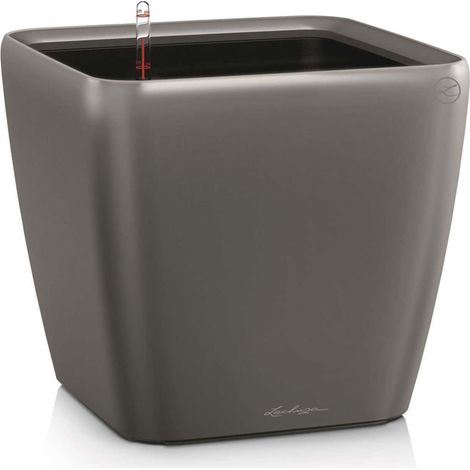 LECHUZA® Pflanzgefäße QUADRO LS 35 Anthrazit metallic All-in-One (1/5)