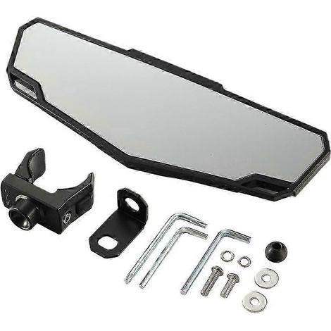 Rétroviseur central pour UTV avec fixation réglable de 3,8 à 5 cm (1,5 à 2 pouces) pour Polaris RZR, Can-Am Maverick et Arctic Cat (bonne qualité). (1/5)