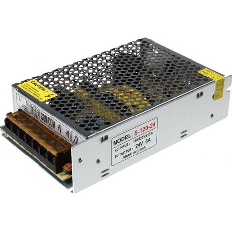 Transformateur d'alimentation LED CC 5V/12V/24V, adaptateur secteur à découpage pour bande LED (1/5)