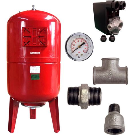Kit réservoir vessie VAREM vertical 500L - 1" (1/5)