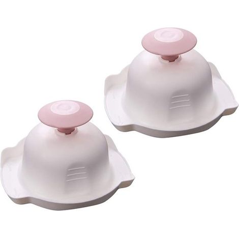 Protège-doigts pour la découpe des légumes - Lot de 2 - PP + Acier inoxydable - Protège-doigts de cuisine - Protection des doigts - Gants (1/5)