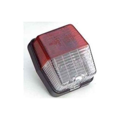 Imline – Feu de gabarit bi-colore JOKON – Éclairage caravane et remorque – Dimensions 71x46x26mm – Avant/arrière blanc et rouge – Installation rapide