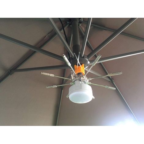 Kit Brumisateur Haute Pression pour Parasol Déporté - s'adapte sur Les brumisateurs terrasse Haute Pression Rafraichit sans mouiller et repousses Les moustiques et Insectes Volants (1/3)