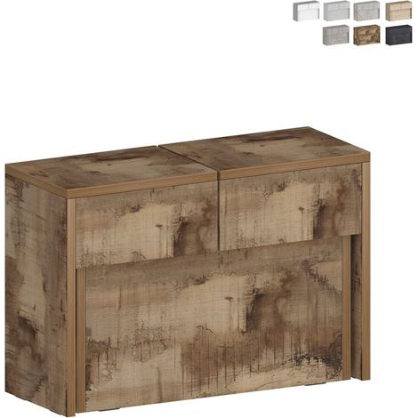 Banco extensible 66 - 290 cm para mesa de comedor consola Pratika A - Natural (1/5)