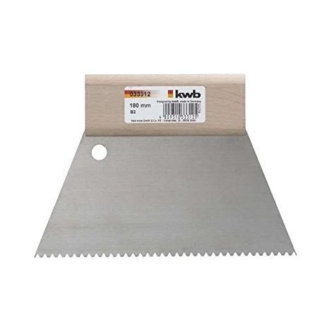 Herramienta para alicatador kwb 033312 hoja inox trapezoidal 180 mm