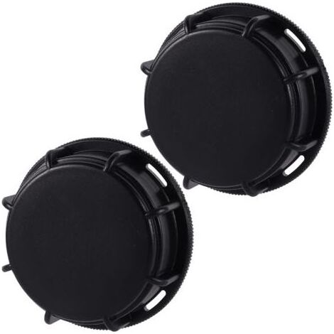 Raccord IBC S60 - Carte-o Lot de 2 Bouchons Réservoir 1000L Plastique Robuste Étanche pour Cuve Eau Pluie et Robinet (1/5)