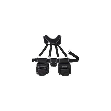 Ceinture à Outils Électricien 18 Poches Organiseur Pratique et Robuste pour Couvreurs, Charpentiers et Bricoleurs