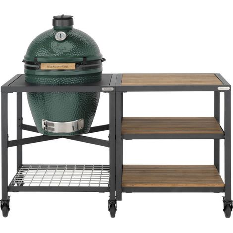 Pack MEDIUM - Table modulaire avec plateau-grille - Meuble extension - Egg - ConvEGGtor - 3 lots de 2 roues - Big Green Egg (1/2)