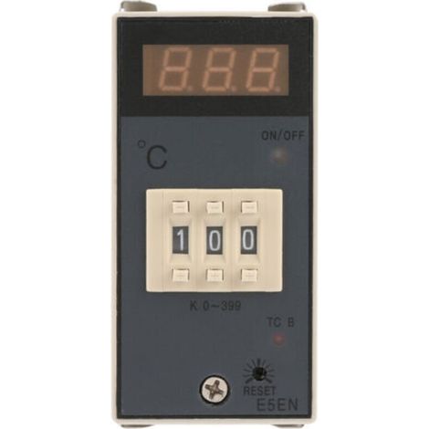 Thermostat numérique, contrôle automatique haute stabilité E5EM facile à visualiser Thermocouple de type K ignifuge sûr pour machines alimentaires (1/5)