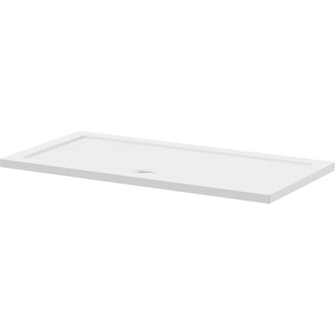 Pearlstone Slip Resistant 1400mm x 700mm x 40mm Rectangular Shower Tray (1/4)