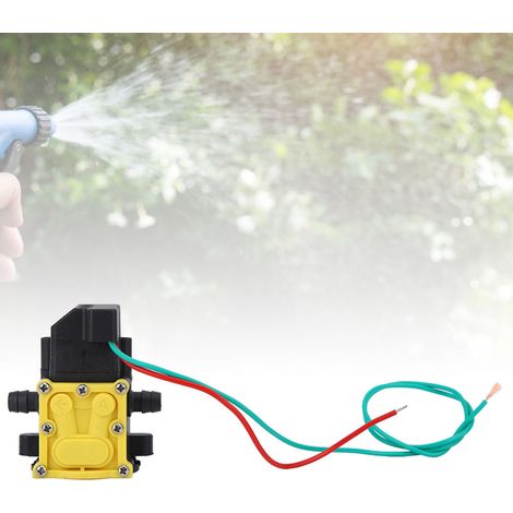 Pompe auto-amorçante de jardin 12V, tête de pompe à membrane pour pulvérisateur électrique, accessoire d'arrosage (1/5)