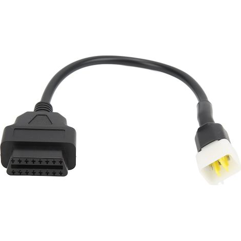 Câble de diagnostic 6 broches, adaptateur OBD, pour motocyclette Delphi (1/5)