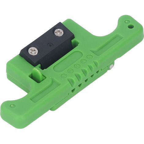 5-adriger Glasfaser-Abisolierer für Längs-Flachbandkabel (1,9–3,0 mm), grün (1/5)