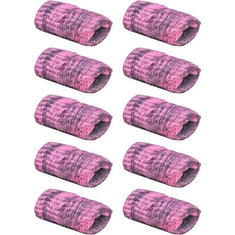 10 Pièces Tampons De Savon en Laine d'acier, Tampons À Récurer en Laine d'acier, pour multicolore EPONGE (1/5)