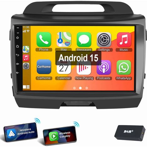 Pour KIA Sportage 3 2010-2016 Android 15 Carplay Autoradio GPS WiFi RDS 4+64G DAB