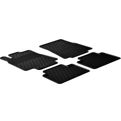 Set tappeti su misura in gomma - compatibile per  Mercedes Classe A 3p (09/0412/10) -  Mercedes Classe A 5p (09/0409/12) -  Mercedes Classe B (05/0509/11)