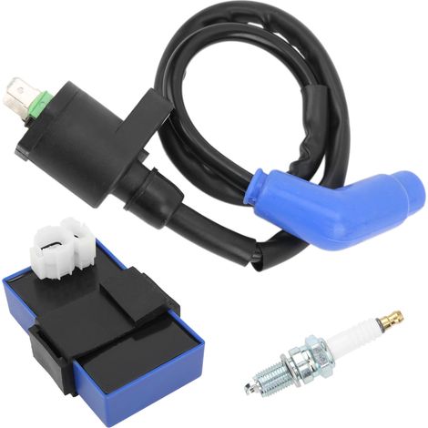 Kit de boîtier CDI avec bobine d'allumage de bougie d'allumage 30410‑HC4‑770 de remplacement pour FourTrax 300 TRX300 2x4 1990 (1/5)