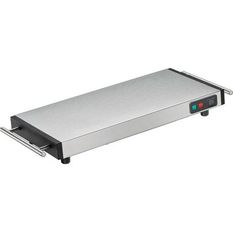 Kuchenprofi 1100W Piastra Riscaldante Grigia Acciaio Inossidabile