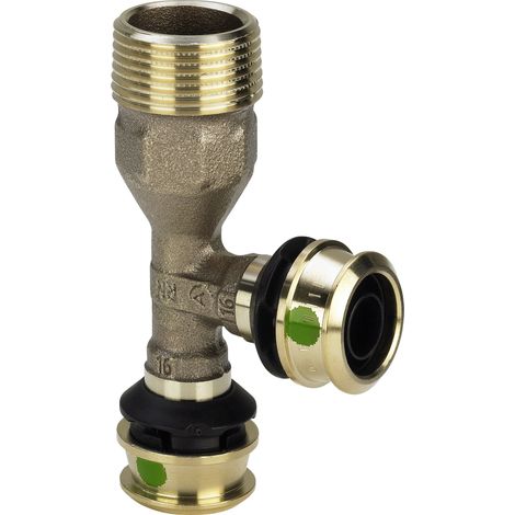 Pièce en T avec SC Raxofix 5326.4 en bronze silicium R1/2 x 16 mm x 16 mm