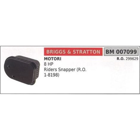B&S Schalldämpfer für Rasenmäher 8 PS 007099