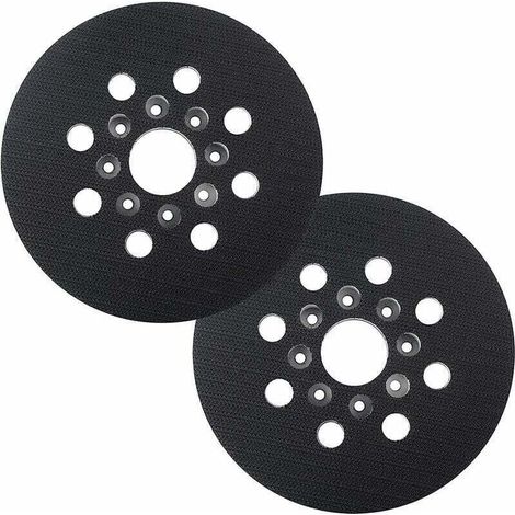 125 mm Plateau de ponçage Compatible avec Bosch PEX 220 A,GEX 125-1 AE,PEX 220 AE, Skil 7402/7490,2 pièces (1/4)