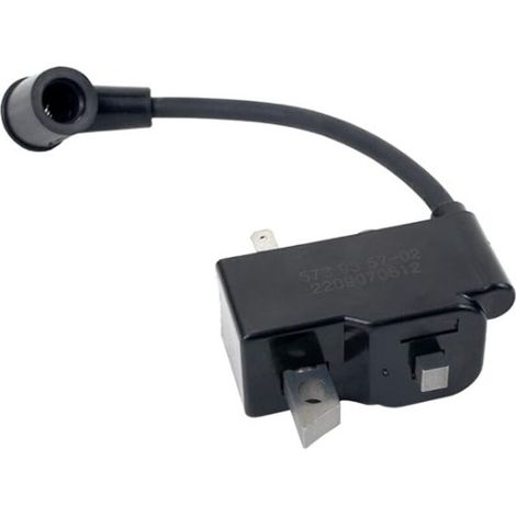 Compatible avec les tronçonneuses Husqvarna 435/435E/440/440E/445/445E/450, numéro de pièce 573935702, bobine d'allumage, bobine haute tension, pièce de rechange pour bobine d'allumage électronique pr (1/3)
