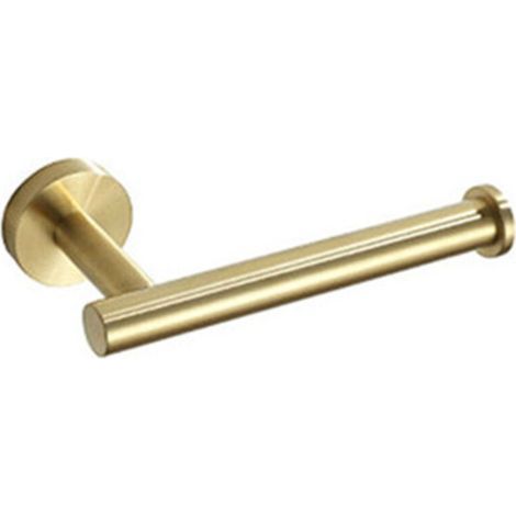 304 Stainless Steel Wall-Mounted Toilet Paper Holder, Toilet Roll Holder for Bathroom, Brushed Gold Toilet Accessory