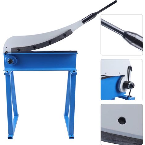 20zoll Blechschere, Handhebelschere mit Rückholfeder Vorgespannt Blech Metall Shear Guillotinenschere Hebelschere Schlagschere