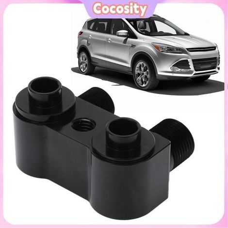 Cocosity Raccord de compresseur AC Kit D'adaptateur de Compresseur de Climatisation, Angle de Braquage de 90 Degrés, moto durite (1/5)
