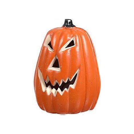 Lanterne citrouille lumineuse d'Halloween, accessoire de déguisement, lanterne pour maison hantée, décoration pour fête. (1/3)