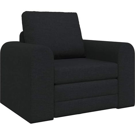 Canapé-lit,Canapé convertible Noir 98 x 71 x 83 cm Velours CFW76041 (1/5)