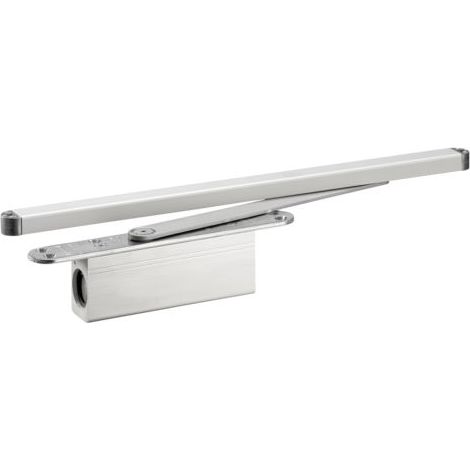 Ammortizzatore per porta ActiveStop con chiudiporta integrato, argento (1/4)