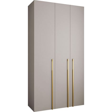 Armario Hartford 571, Cachemira, 246x130x42cm, Puertas de armario: Con bisagras, Número de estantes: 6