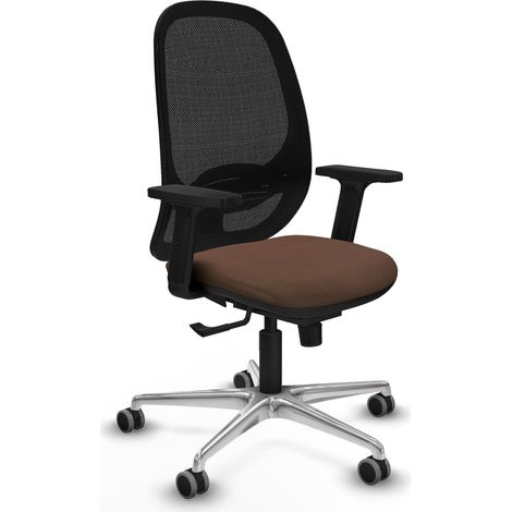 Silla de oficina piqueras y crespo Cilanco negro aluminio (1/2)