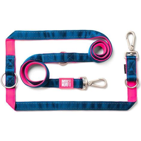 Multi-Function Laisse pour Chien - Rose - M (1/5)