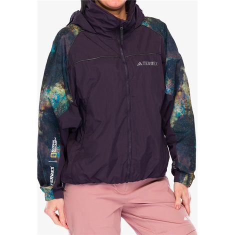 Cortavientos para mujer adidas TERREX WIND.RDY aurora (1/4)