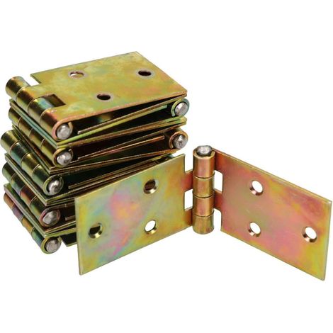 KOTARBAU Lot de 10 rubans de caisse, 100 x 35 mm, roulés, charnières de table, de meubles, de porte, de caisse, de placard (1/5)