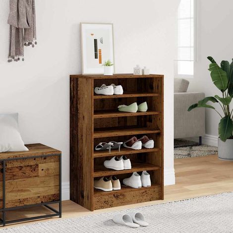 Schuhschrank Altholz-Optik 60x35x92 cm Holzwerkstoff