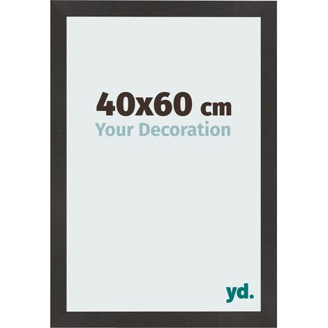 yd. - Cadre photo 40x60 - Noir Mat - MDF - Bologna