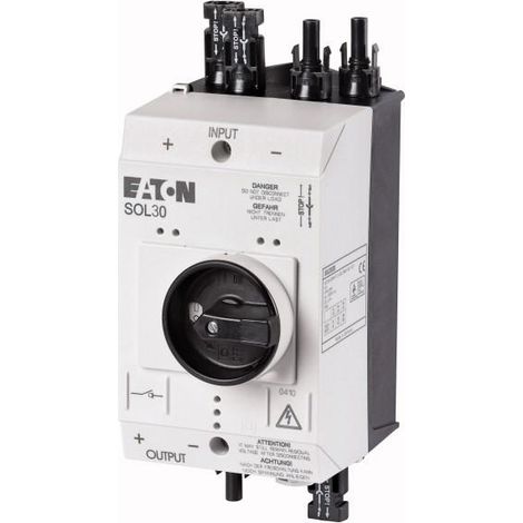 Inter-sectionneur DC 30A 2 Strings MC4 000120922 EATON SOL30/2MC4