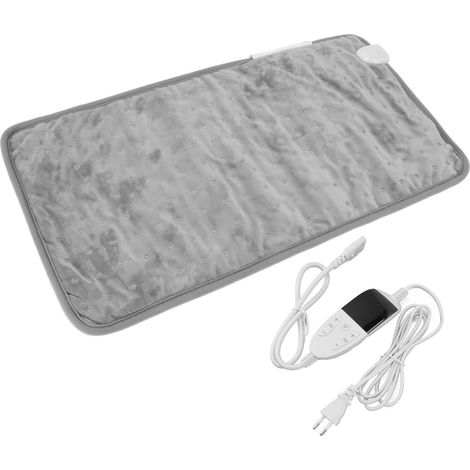 Coussin chauffant électrique 6 niveaux pour épaules, nuque et genoux - Détente musculaire et antidouleur - 220V Gris (1/5)